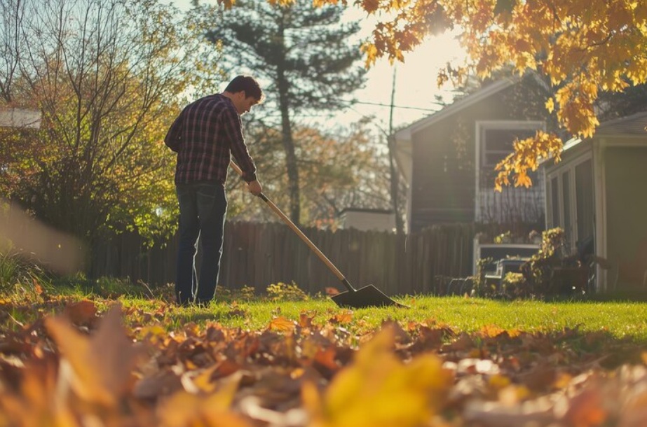 fall yard maintenance